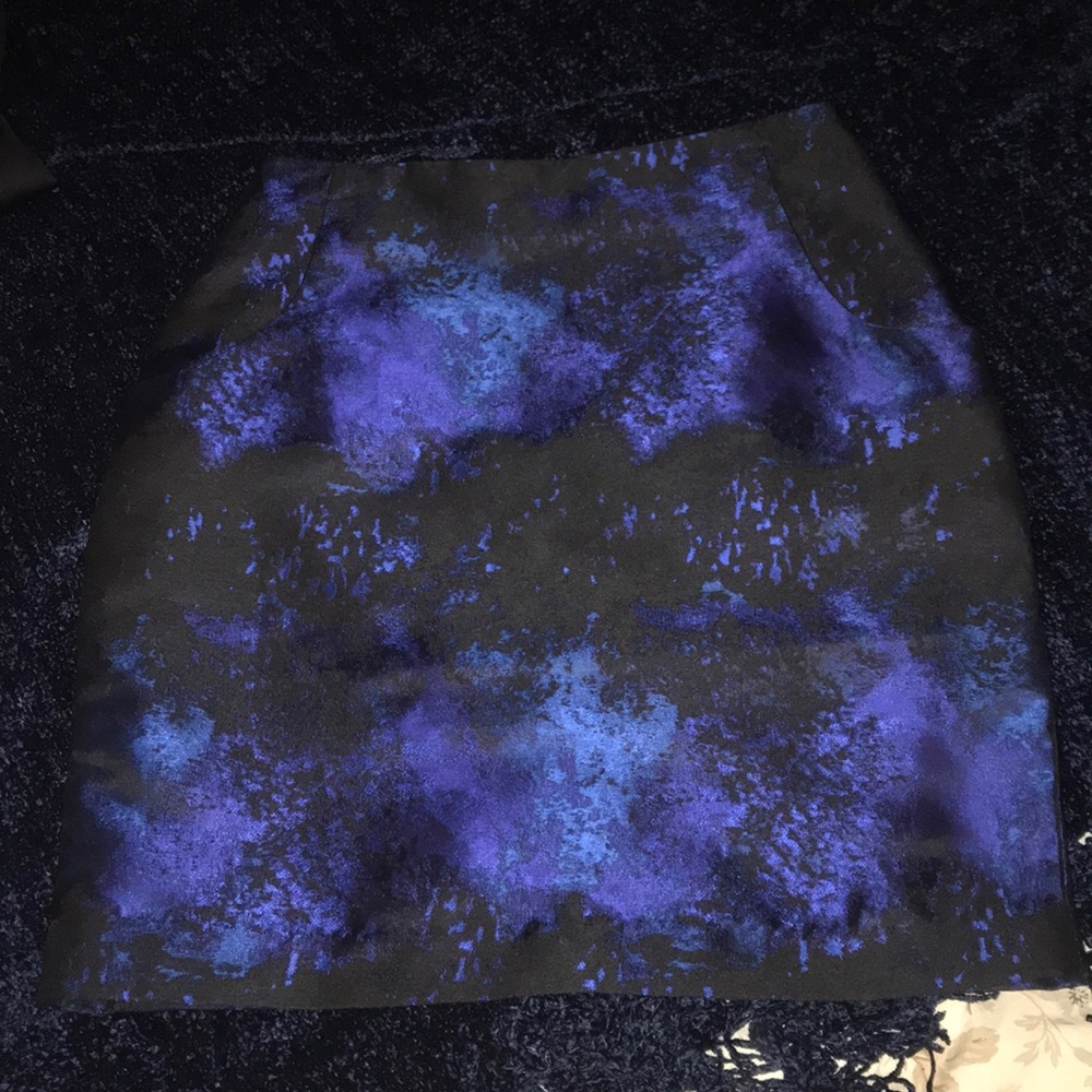 H&M Blue/Black skirt